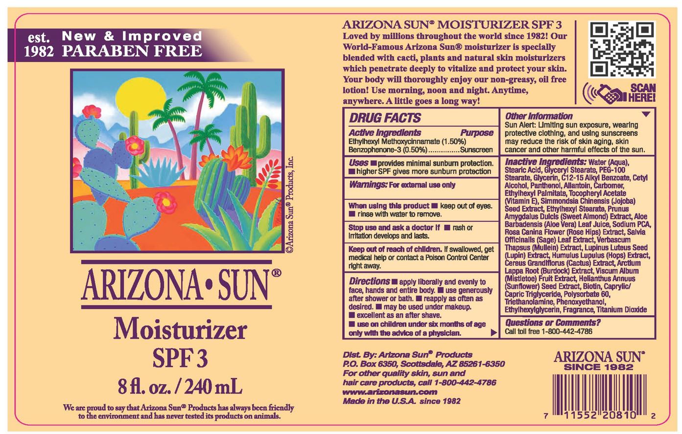 Arizona Sun Moisturizer